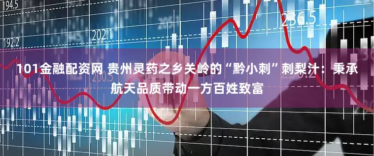 101金融配资网 贵州灵药之乡关岭的“黔小刺”刺梨汁：秉承航天品质带动一方百姓致富