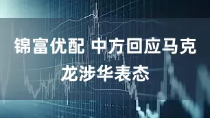 锦富优配 中方回应马克龙涉华表态